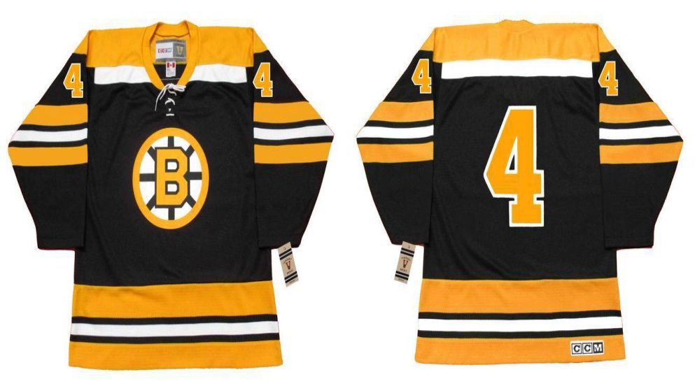 2019 Men Boston Bruins #4 Orr Black CCM NHL jerseys1